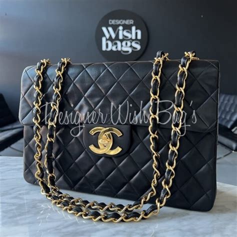 newest chanel bag maxi logo|Chanel vintage maxi.